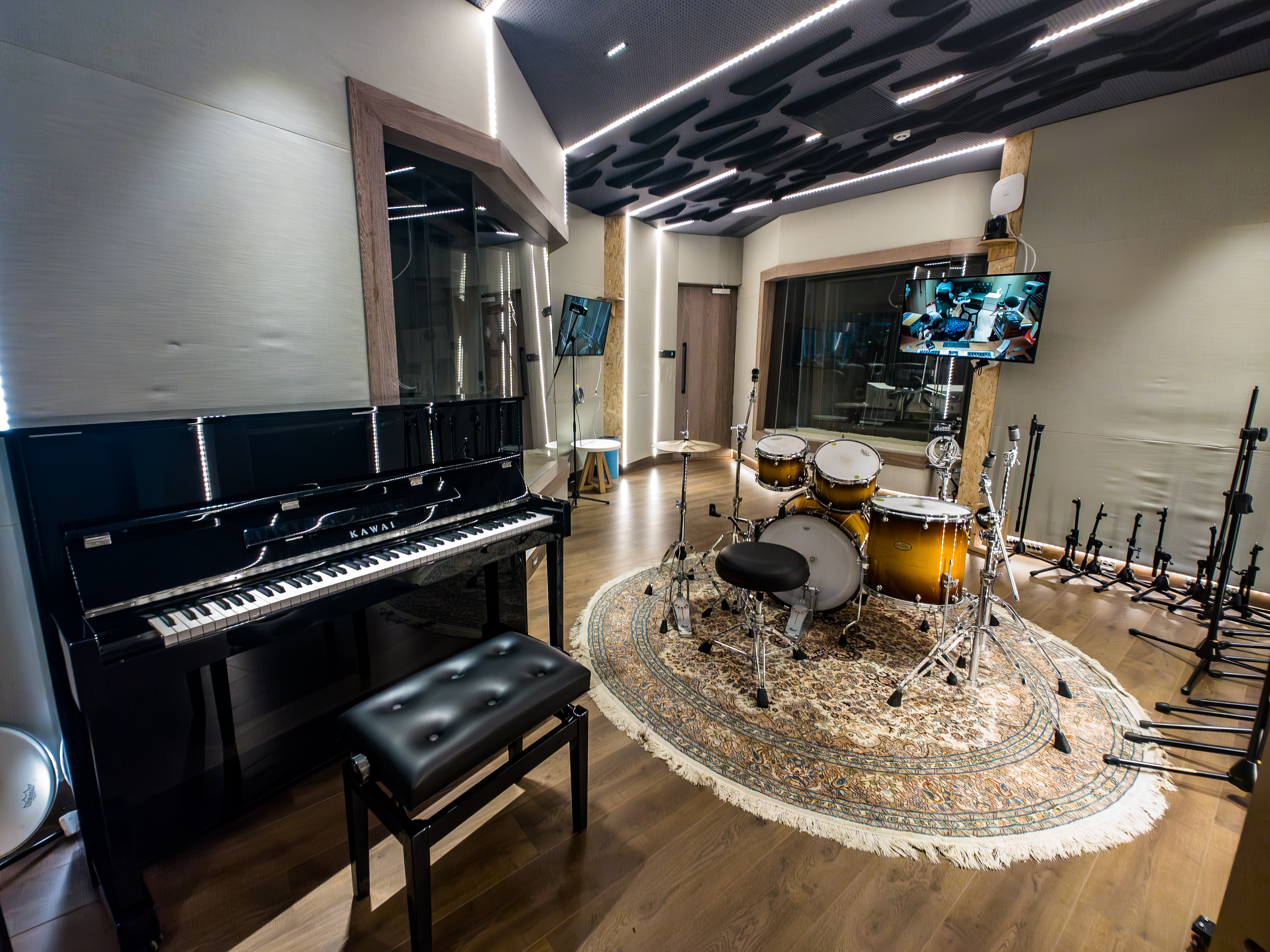 The live room at Synergy Audio Productions